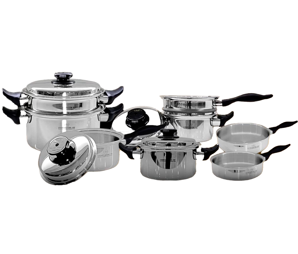 12 Piece Family Cookware Set 5-Ply